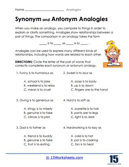 odds antonyms|antonym analogies worksheet.